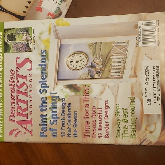 6 Decorative Artists Workbook Magazines 2002 - Picture 4 of 13